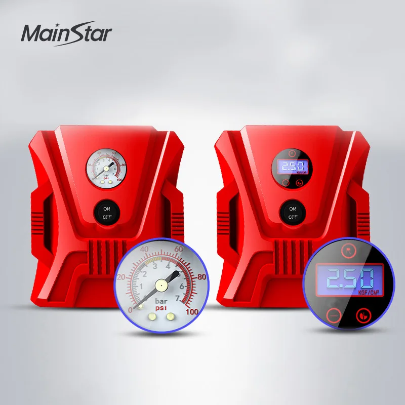 Copper Bold Movement metal cylinder fast heat dissipation Portable Air Compressor Tire Inflator, Electric Air Pump, Tire Pump