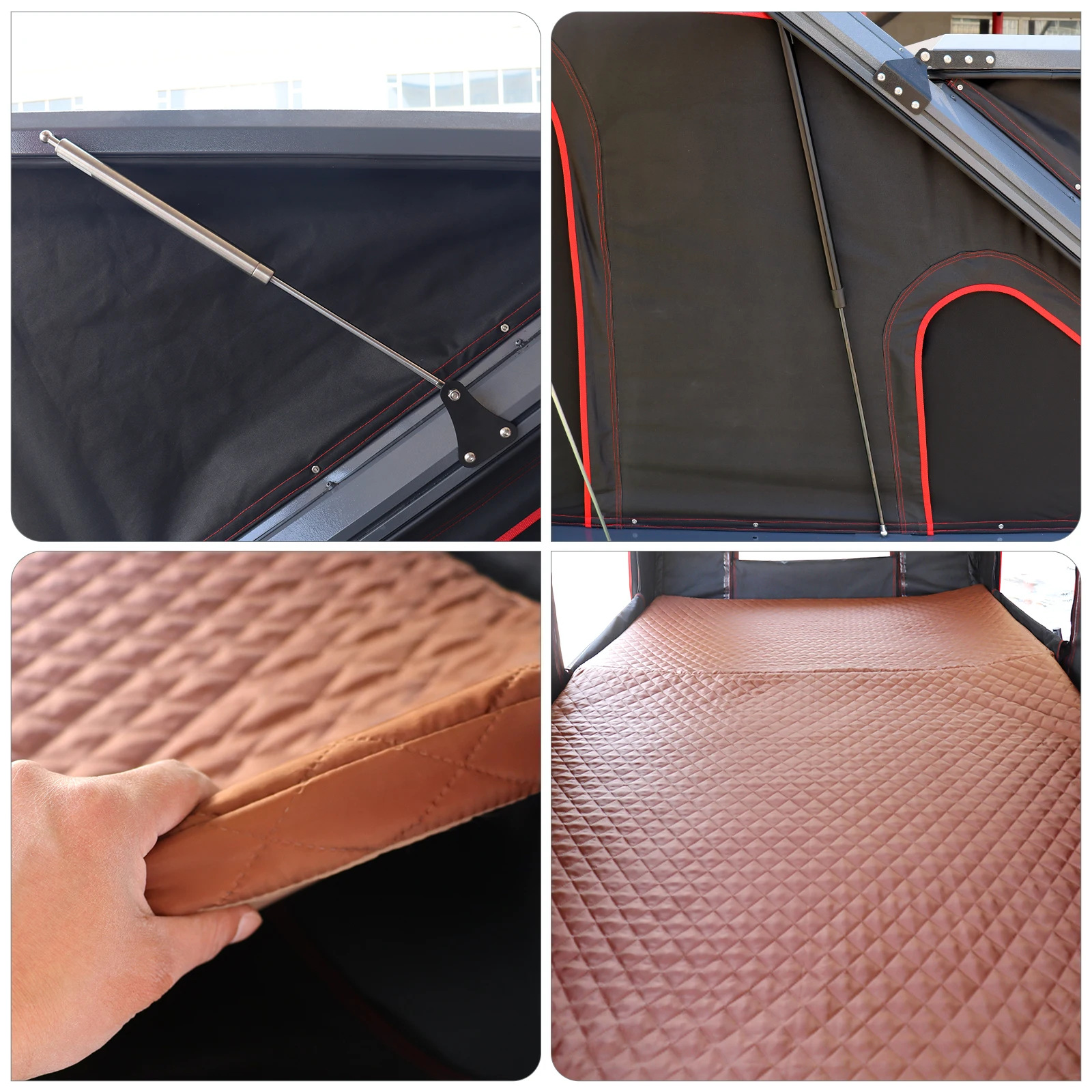 original factory four-season new design aluminium roof top tent for 3 persons