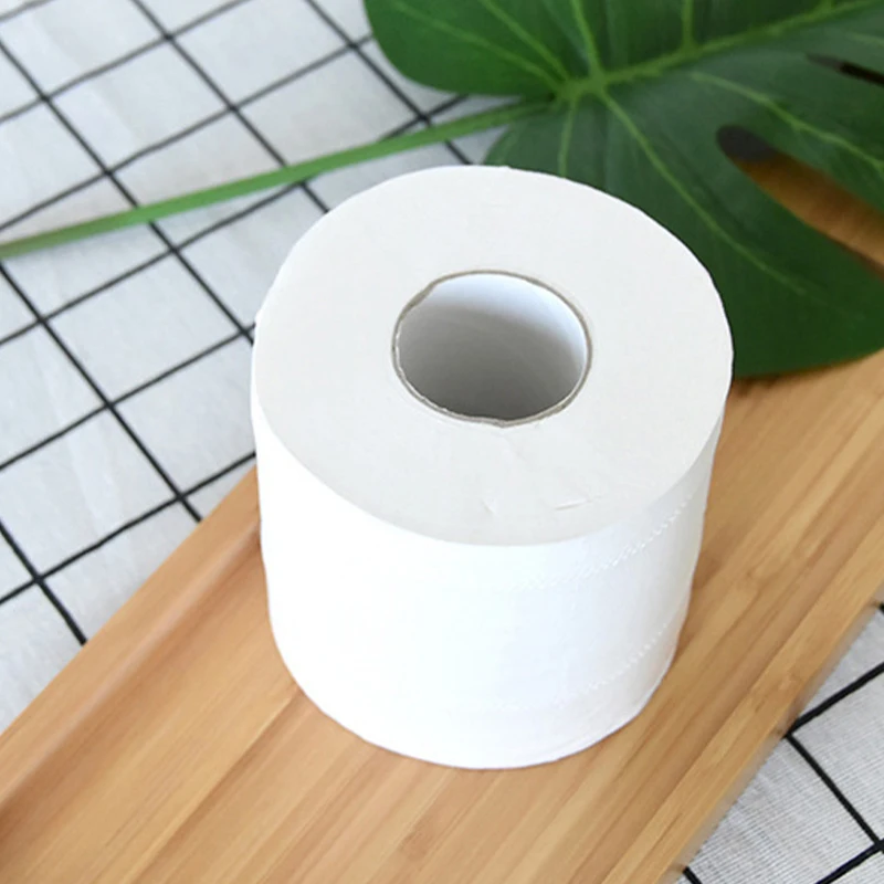 Wholesale cheap LOGO printed pape ultra soft virgin wood pulp toilet paper