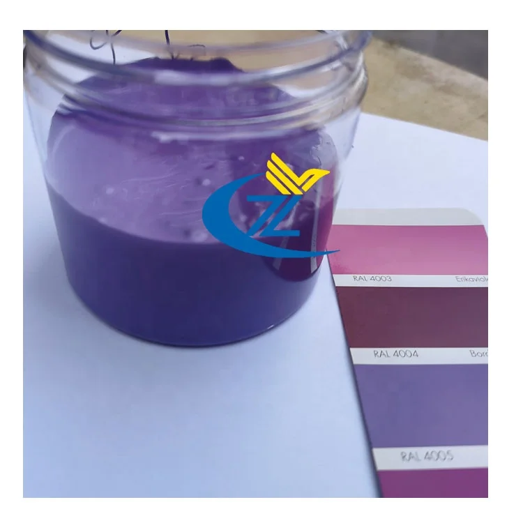 Chemical pigment violet 27 pigment dispersion for water based printing ink