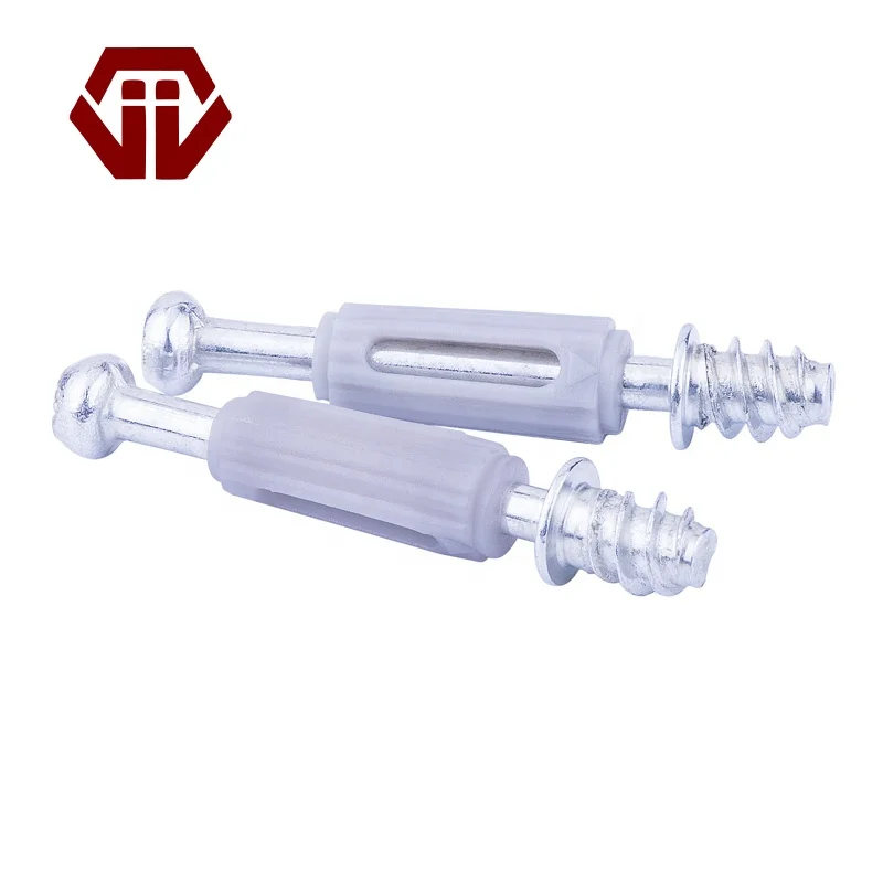 Wholesale furniture cam fasteners hardware connector cam lock screw 3 in 1 furniture dowel connecting screw