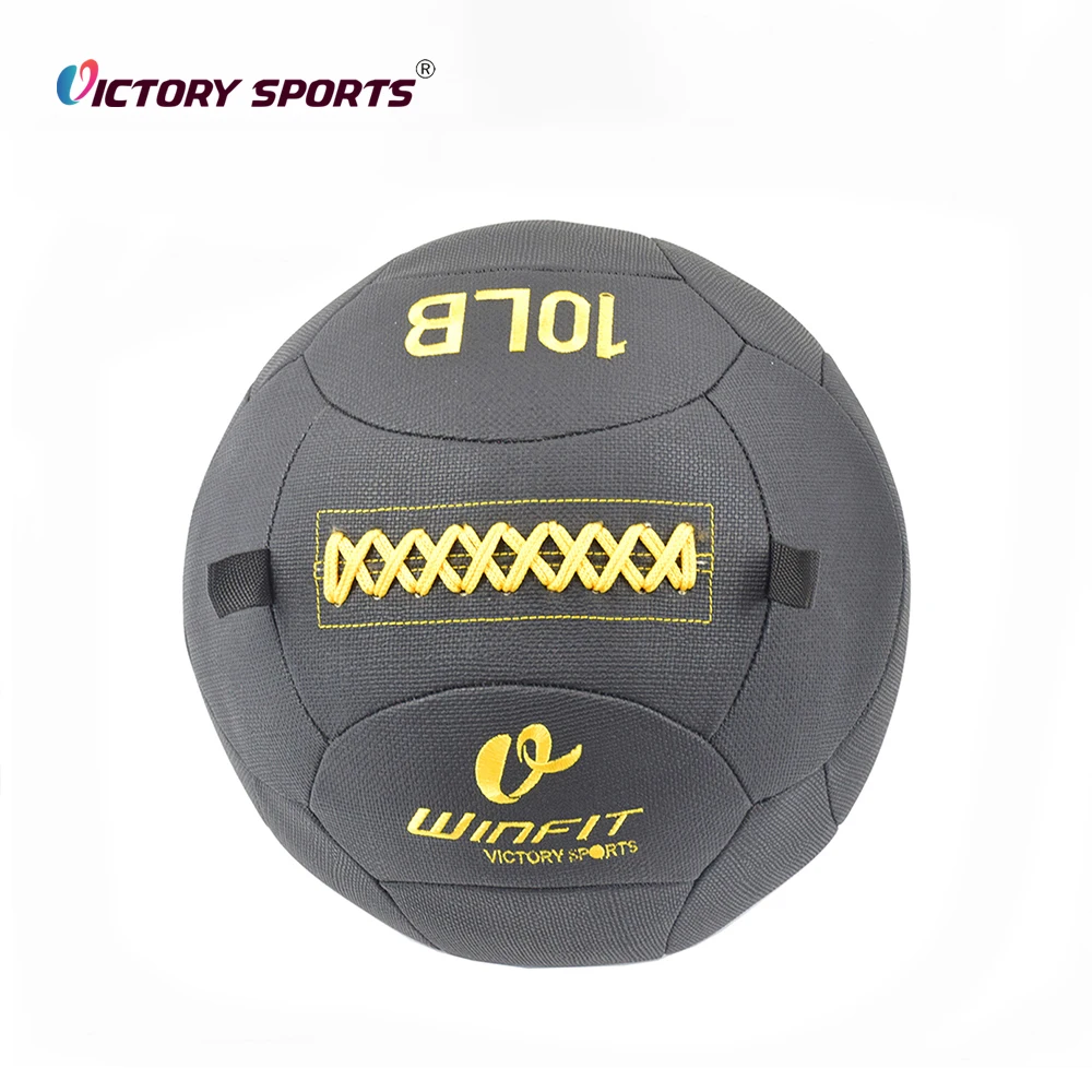 Fitness Custom Gym Core Training Soft PU Leather Sand Fitness Weight Bag Wall Ball