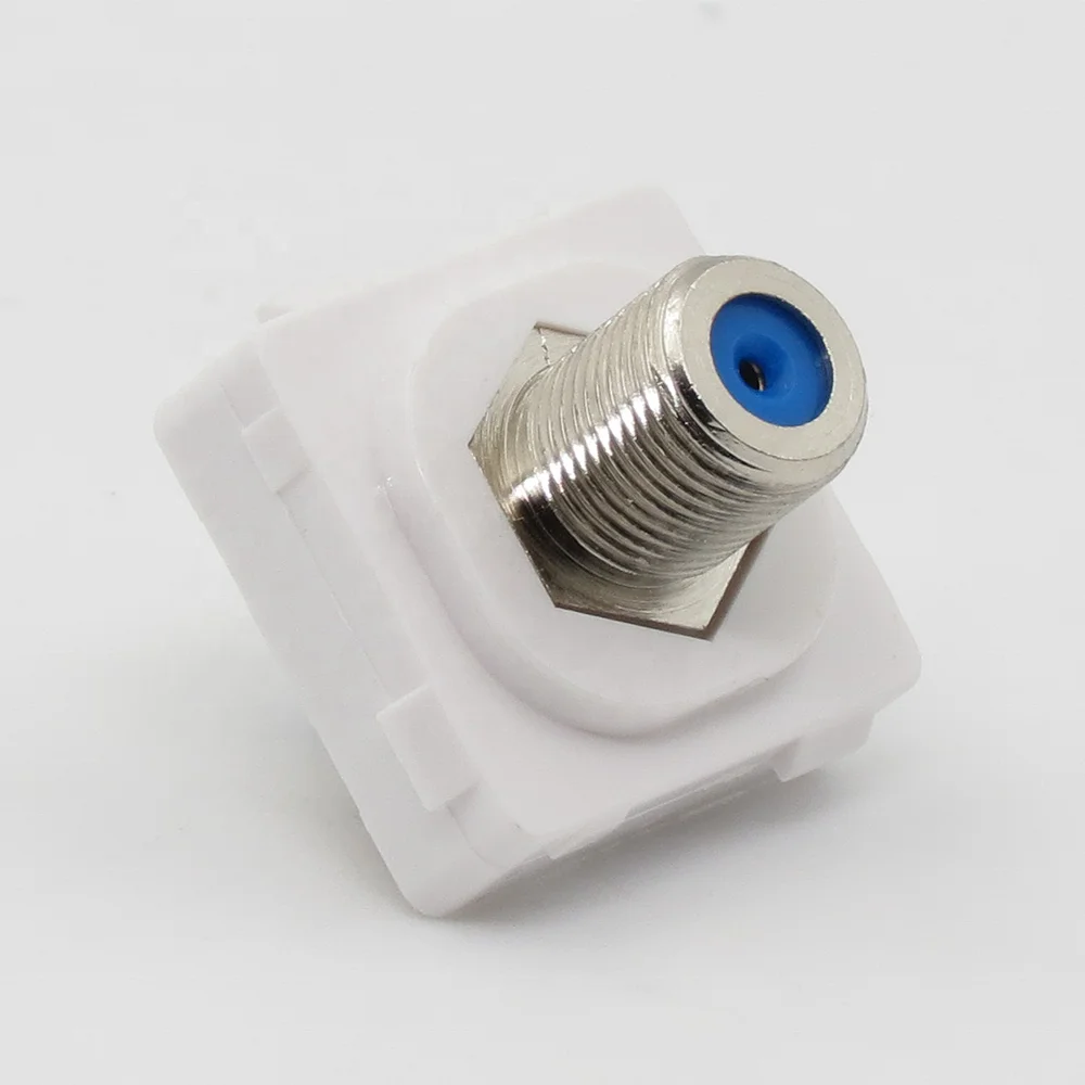 F type coaxial connector for tv antenna audio jack