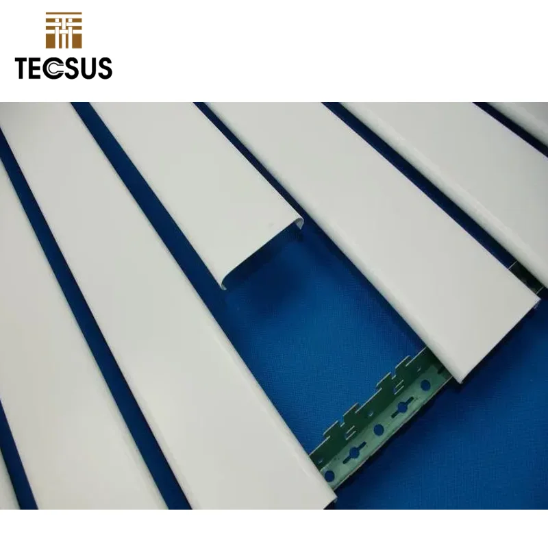 Chinese Factory Suspended Aluminum U Shape Baffle Ceiling Tiles Ceiling Plate Drop Aluminum Strip
