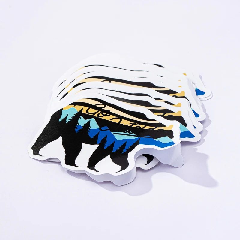 Custom Hologram Waterproof Outdoor Sticker Printing Logo Label Adhesive Car Vinyl PVC Custom Die Cut Stickers