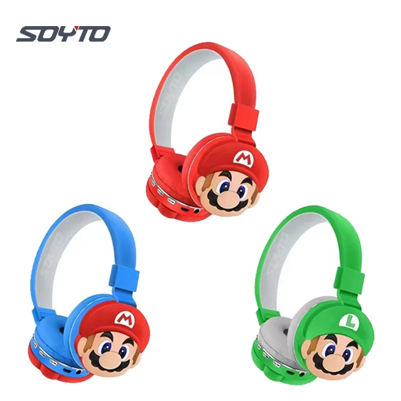 Shuoyin AH806Q mario bro casque auriculares audifonos mario bros bross audifonos luigi toys KR-9900 headphone headset headphones