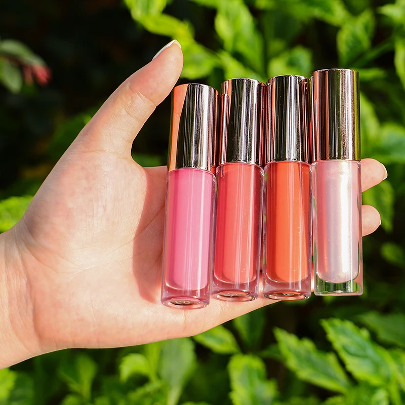 
Wholesale Cosmetics Vendor Luxury Glitter Lipgloss Private Label Custom Longlasting Makeup Vegan Lip Gloss 