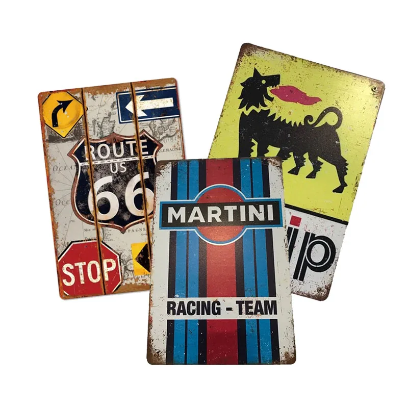Custom Design Factory Price Retro Vintage Tin Sign Metal Sign Metal Poster