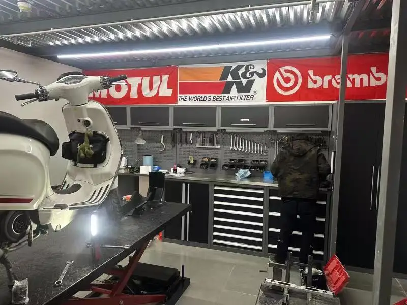 JZD factory workshop garage storage storage With Drawers Steel work bench garage rolling tool cabinet