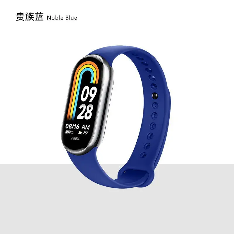 Newest Smart Strap for Xiaomi Mi Band 8 Sport Silicone Bracelet Colorful Watch Bands for Xiaomi 8 Band