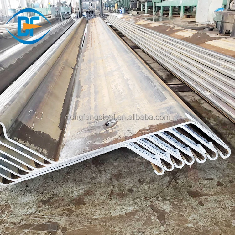 Z-shaped steel sheet pile S355S430 SY295 SY390 Grade50 good quality and low price  factory directly sale for construction