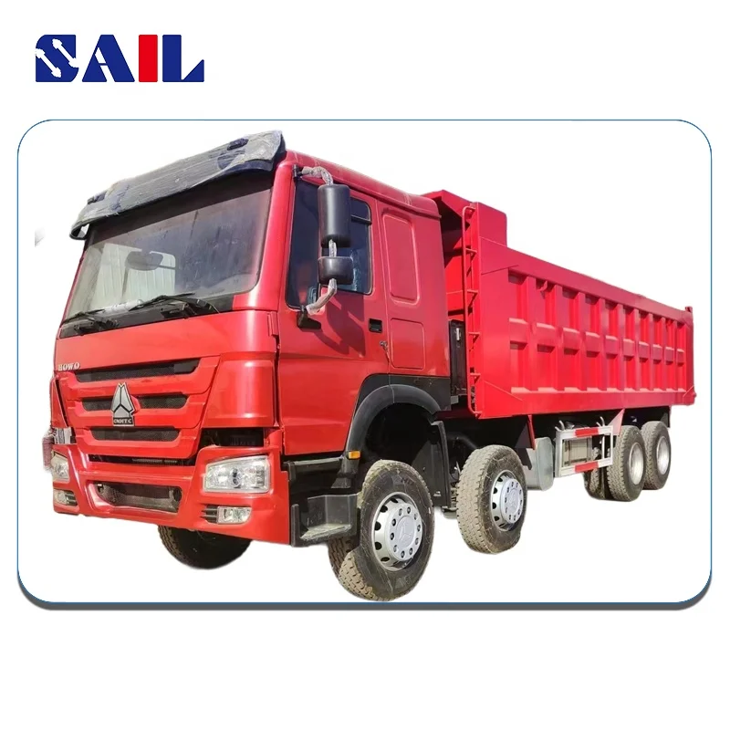 SAIL 8x4 Euro 2/3 Diesel HOWO 371 375 Dump Truck Tipper Dumper Used