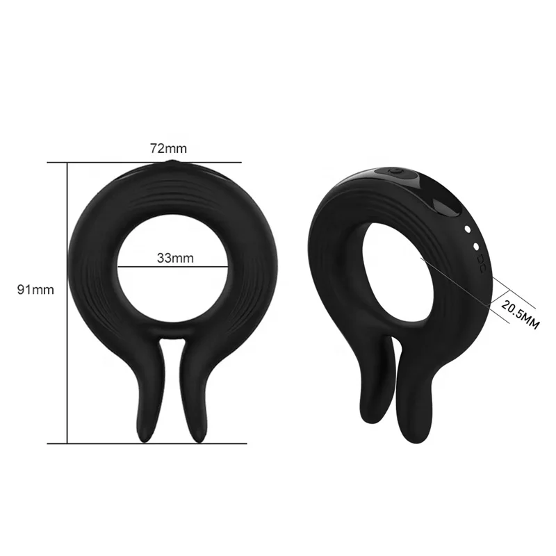 LEUTOO Hot Selling Man Vibrator Glans Weight Massage Ejaculation Sex Toys Soft Silicone Cock Ring Male Vibrating Penis Ring