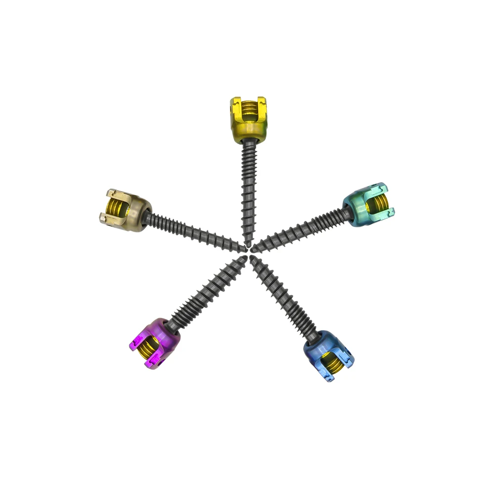 CZ MEDITECH Factory price ISO&CE Certificated 5.5 Implant Surgery Spine Titanium Polyaxial  Pedical Screw