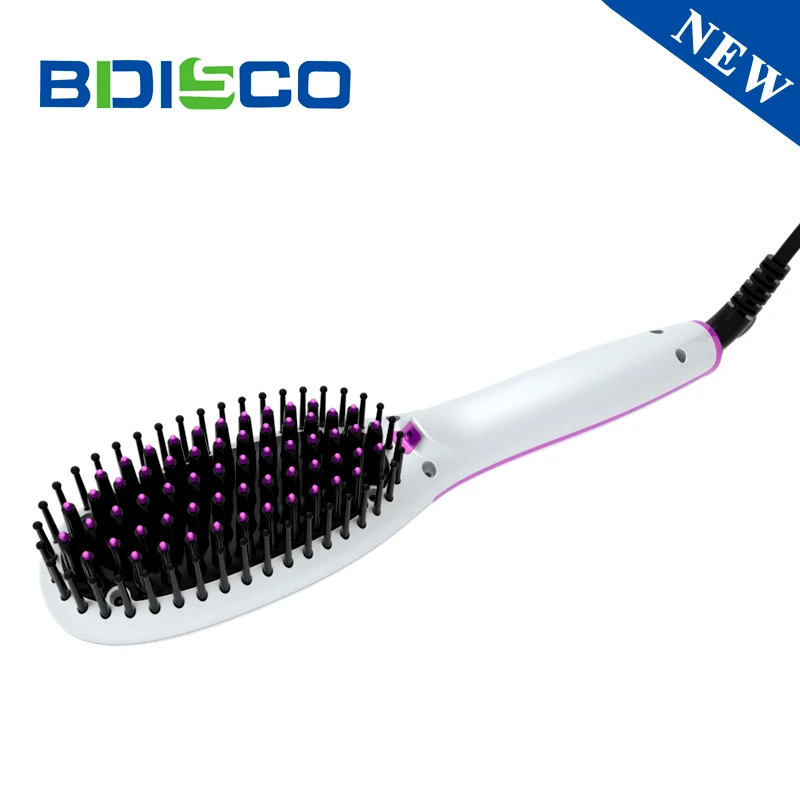 Global universal PCT fast heating anti scald negative ion straight hair comb