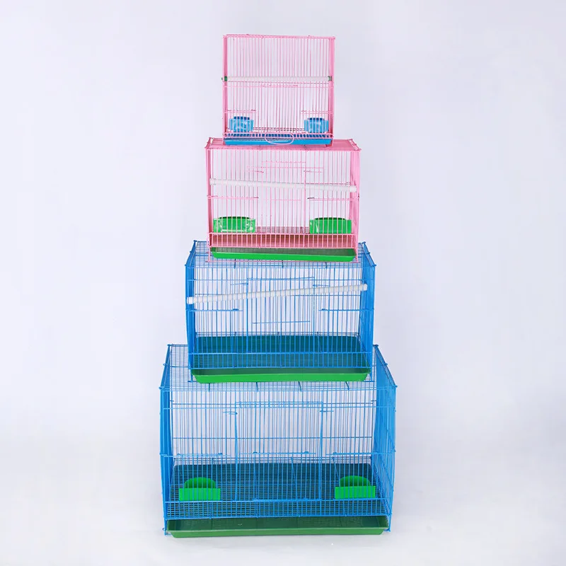 Hot Selling Cheap Durable Portable Mental Bird Cage Pet Cages for Dog Indoor/outdoor OEM Solid Plastic Parrot