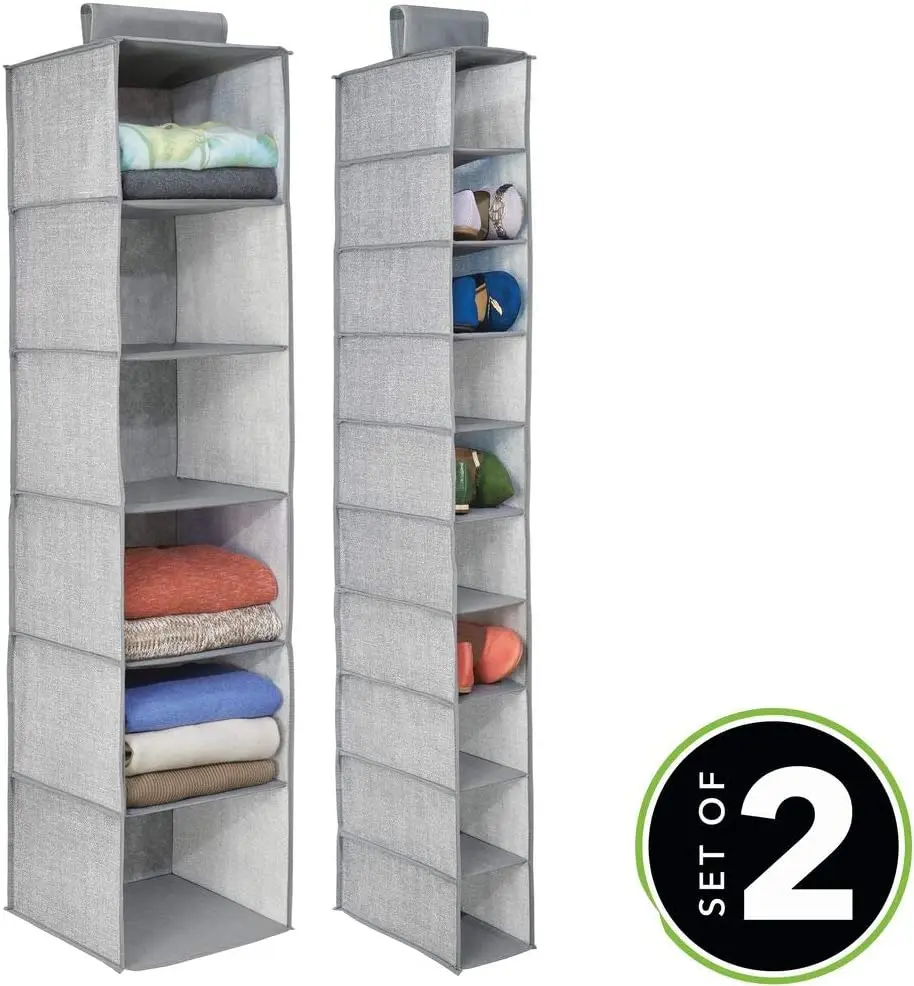 Household Hanging Closet Shoe Clothes Organizer Accessory Shelves