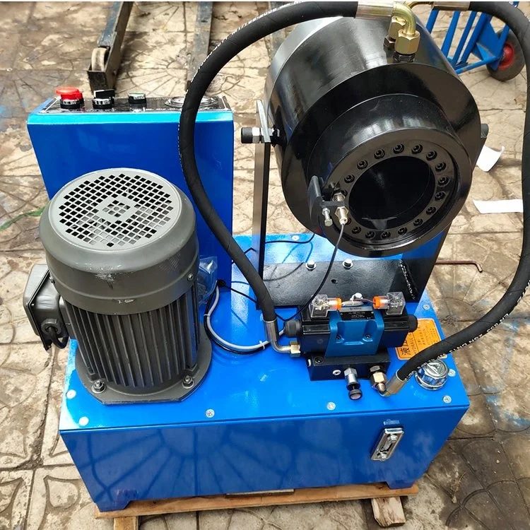 Factory price hydraulic air hose press machine