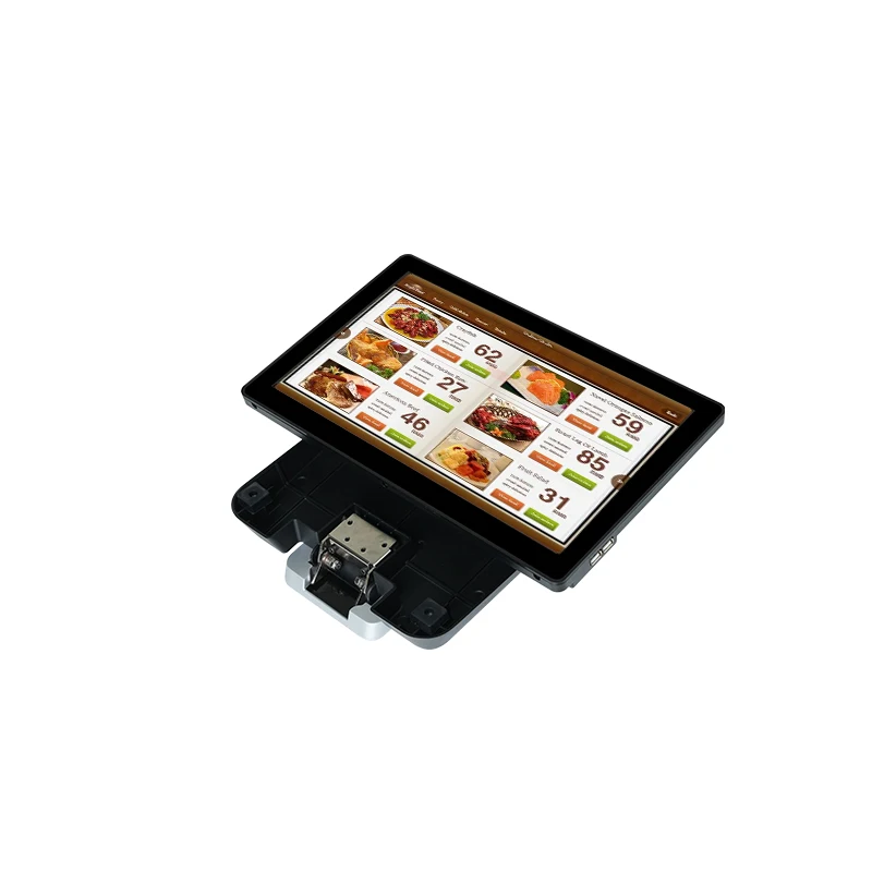 Touchscreen windows11 Foldable Pos terminal desktop 15.6' cash register smart restaurant ordering with NFC WIFI Pos systems