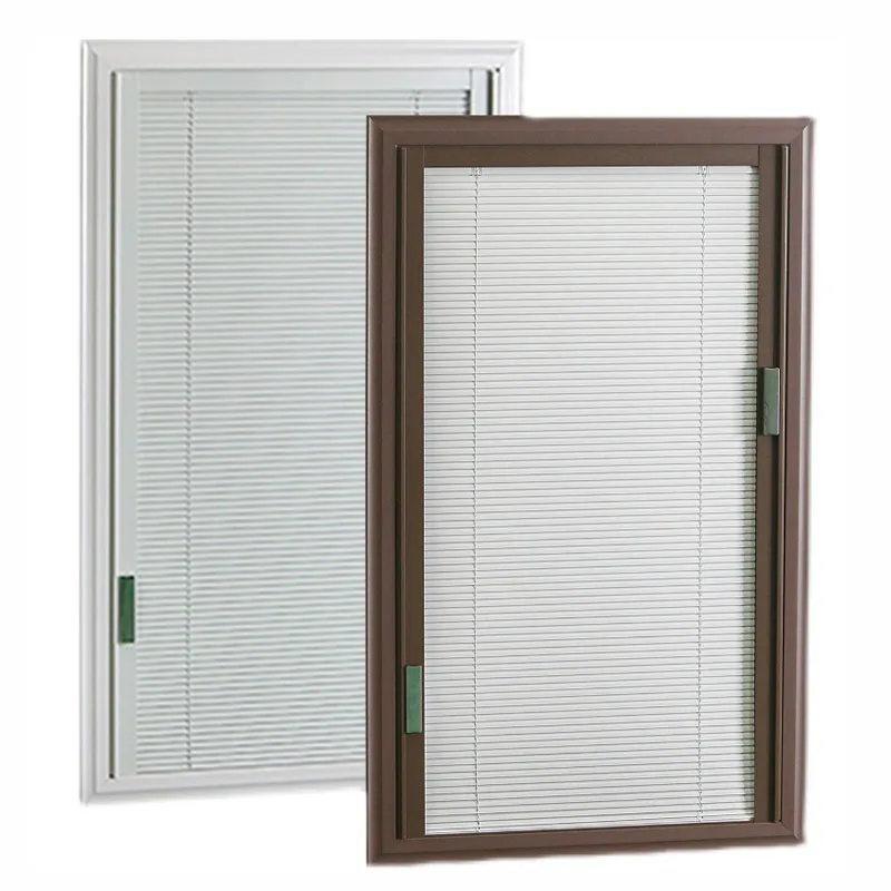 Magate Integrated Blinds Kit Hollow Built In Central Control System Louver With Glass Windows And Doors
