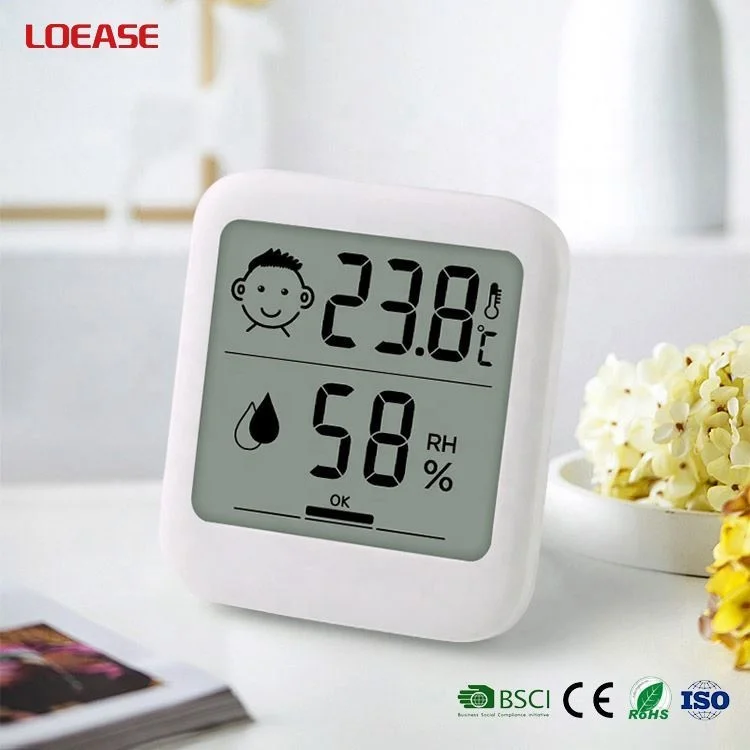 Mini Wireless Digital Barometer Meter Humidity Gauge Thermometer And Hygrometer Indoor Temperature