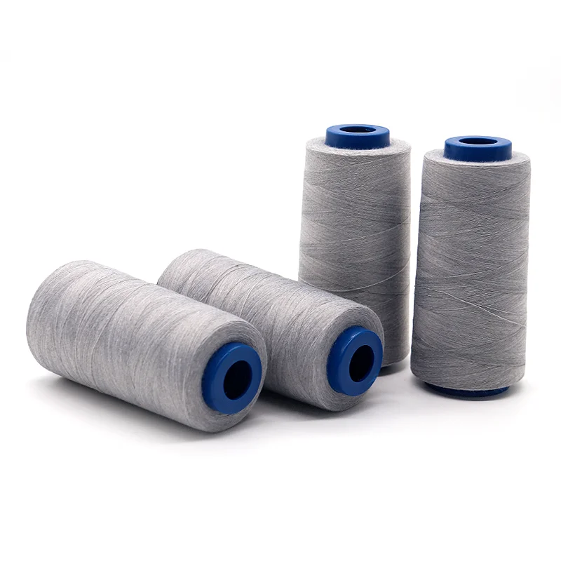 Good Quality and Factory Wholesale Carbon 40s/2 conductive thread stock a lot sylon textile