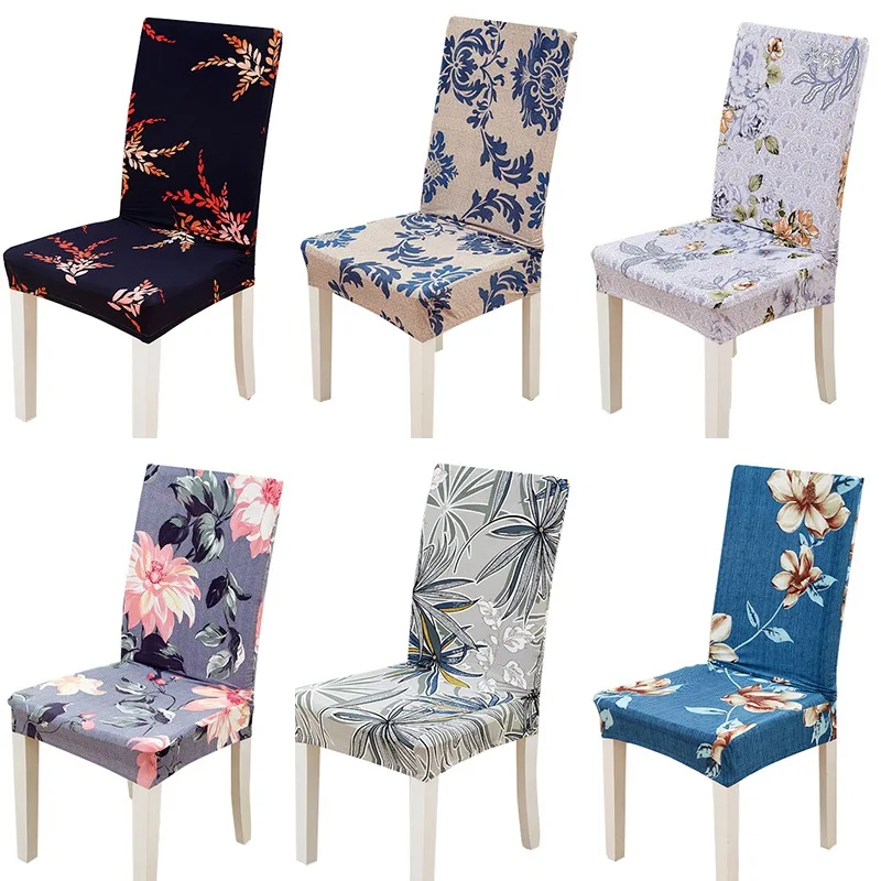 Bverionant Factory Price Free Sample Home House Dining Chair Cover Spandex Banquet Wedding Chair Covers Stretchable Slipcover