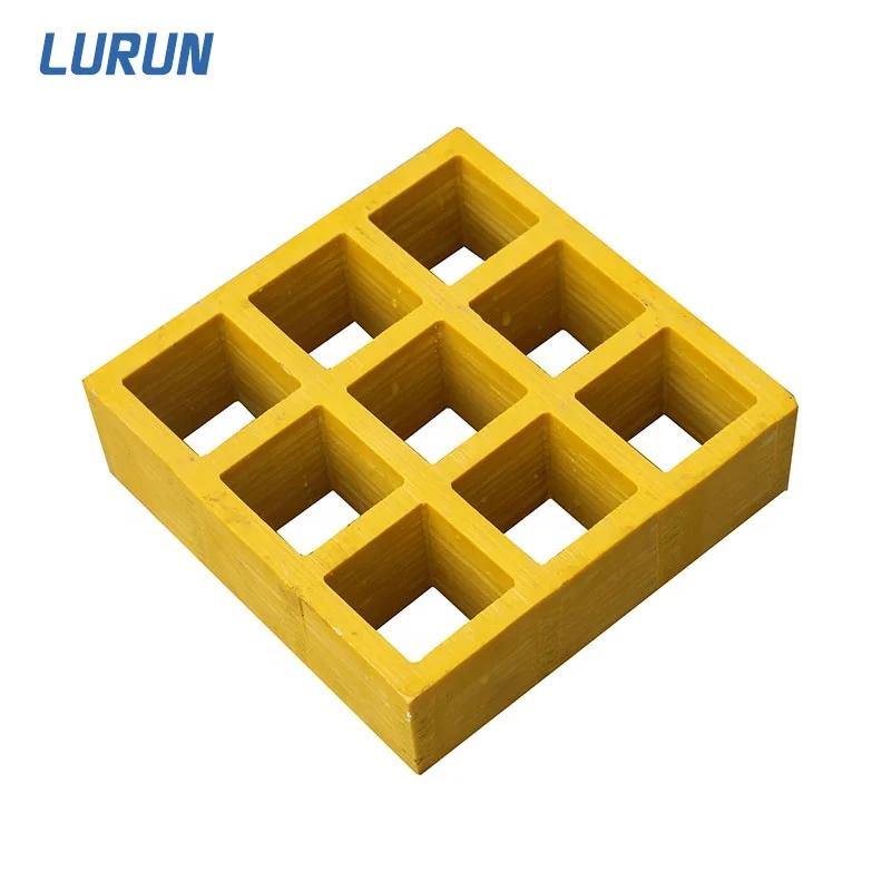 40mm*40mm FRP Grating For Platform, Blue FRP Fiberglass Grating, Fiber Glass Reinforced Plastic Floor Grating