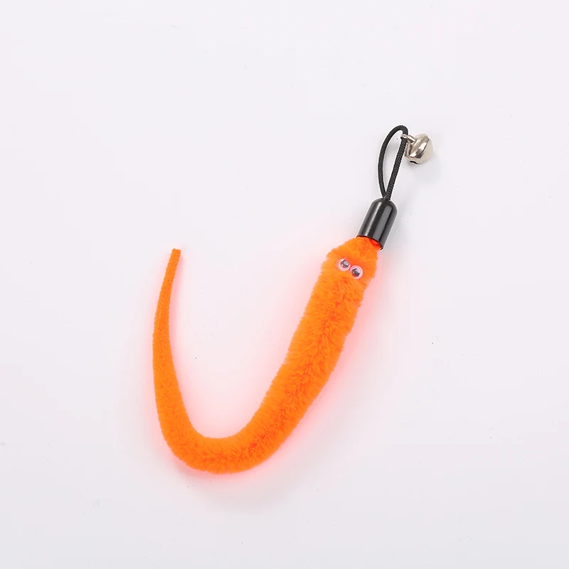 plush caterpillar replacement with bell cat toys wholesale in stock pet toys