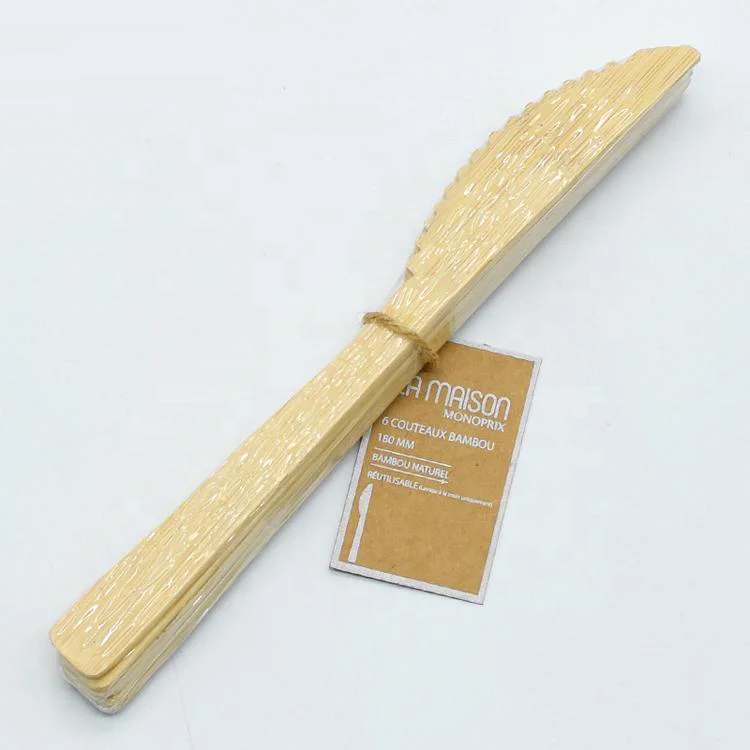 
Eco-friendly 170mm Disposable Biodegradable Bamboo Cutlery Set 