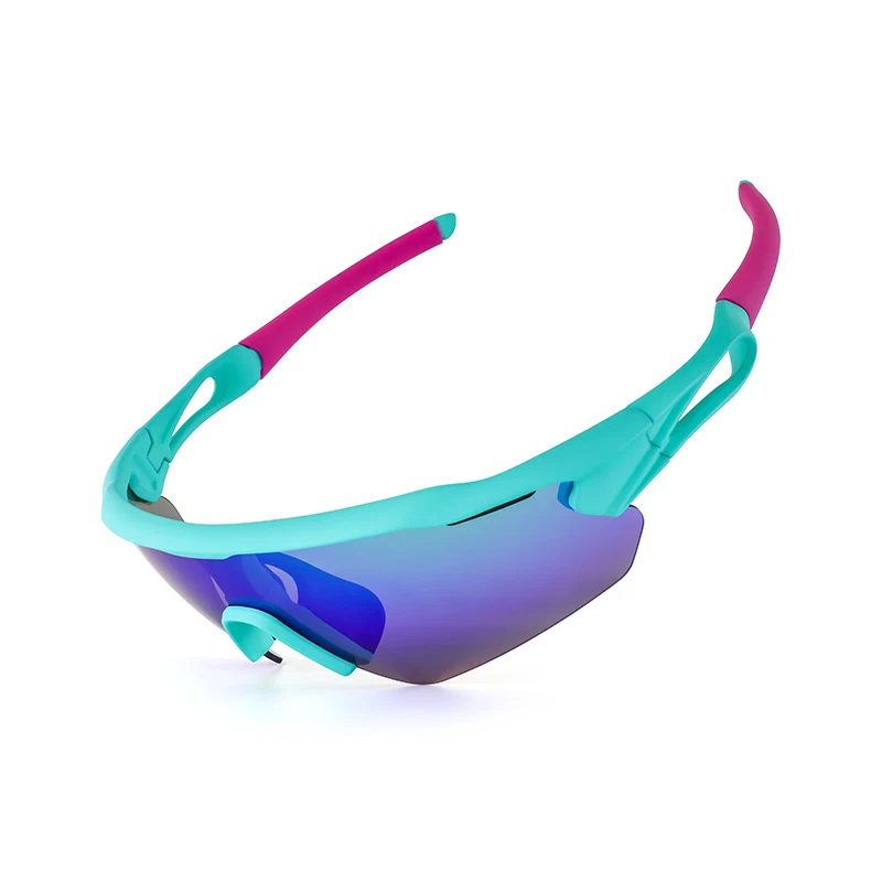 Photochromic cycling sunglasses HB- 516 sports prescription glasses for baseball golf with interchangeable lens