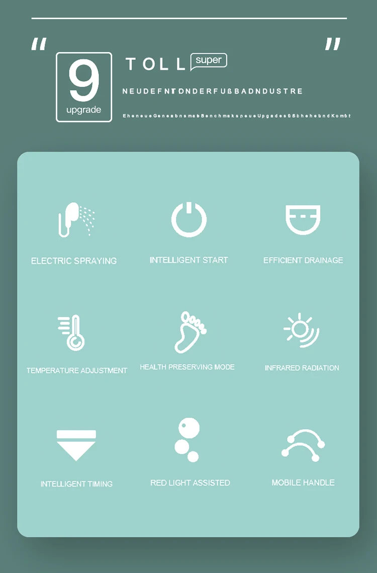 Portable Folding Foot Bath Barrel Collapsible Bath Foot SPA Massage Foot Bath Tub For Home