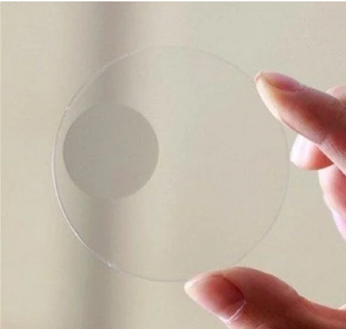 Photochromic CR-39 1.56 Photo Grey Blue Cut Round Top RT-28 Bifocal UC/HC/HMC/SHMC coating Optical lenses HMC Blue