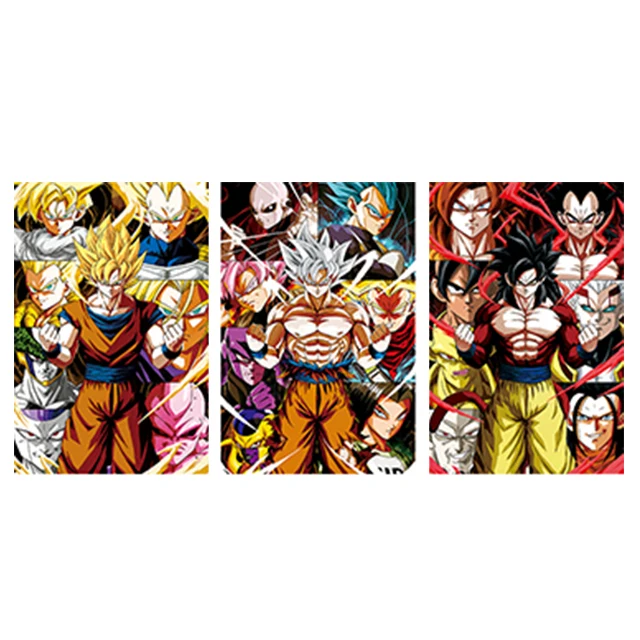 Wholesale Custom Plastic 3d Flip Lenticular Print Dragon Ball Messi Pocket Monster One Piece 3d Anime Poster 3d Poster Pictures