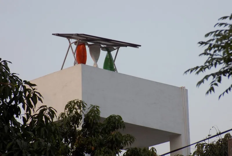 40W100W 150W spiral small Vertical,helix axis wind turbine VAWT