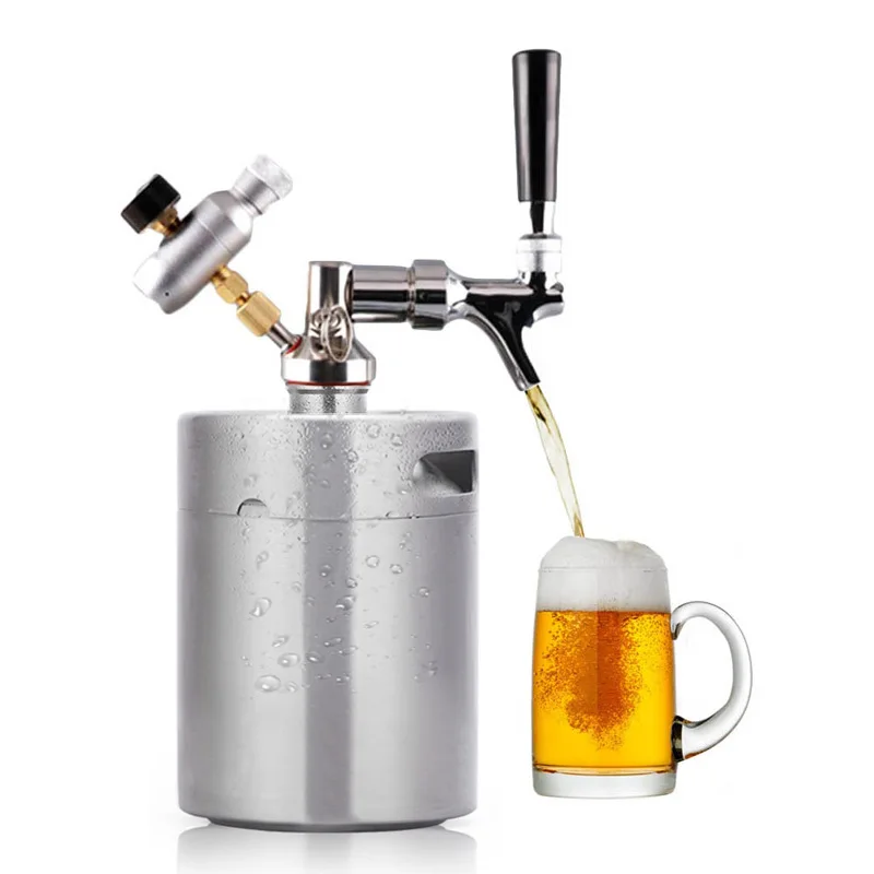 Beer Keg Stainless Steel  Manufacturer Gallon 5L Barrel Mini Keg Brewer Craft