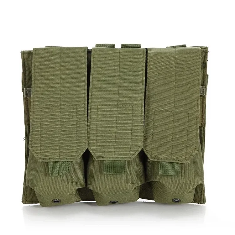 Outdoor Tactical MOLLE Triple Magazine Pouches Hunting Camouflage Mag Pack Tactico Tool Gear Molle Assault Magazine Bags CH-078