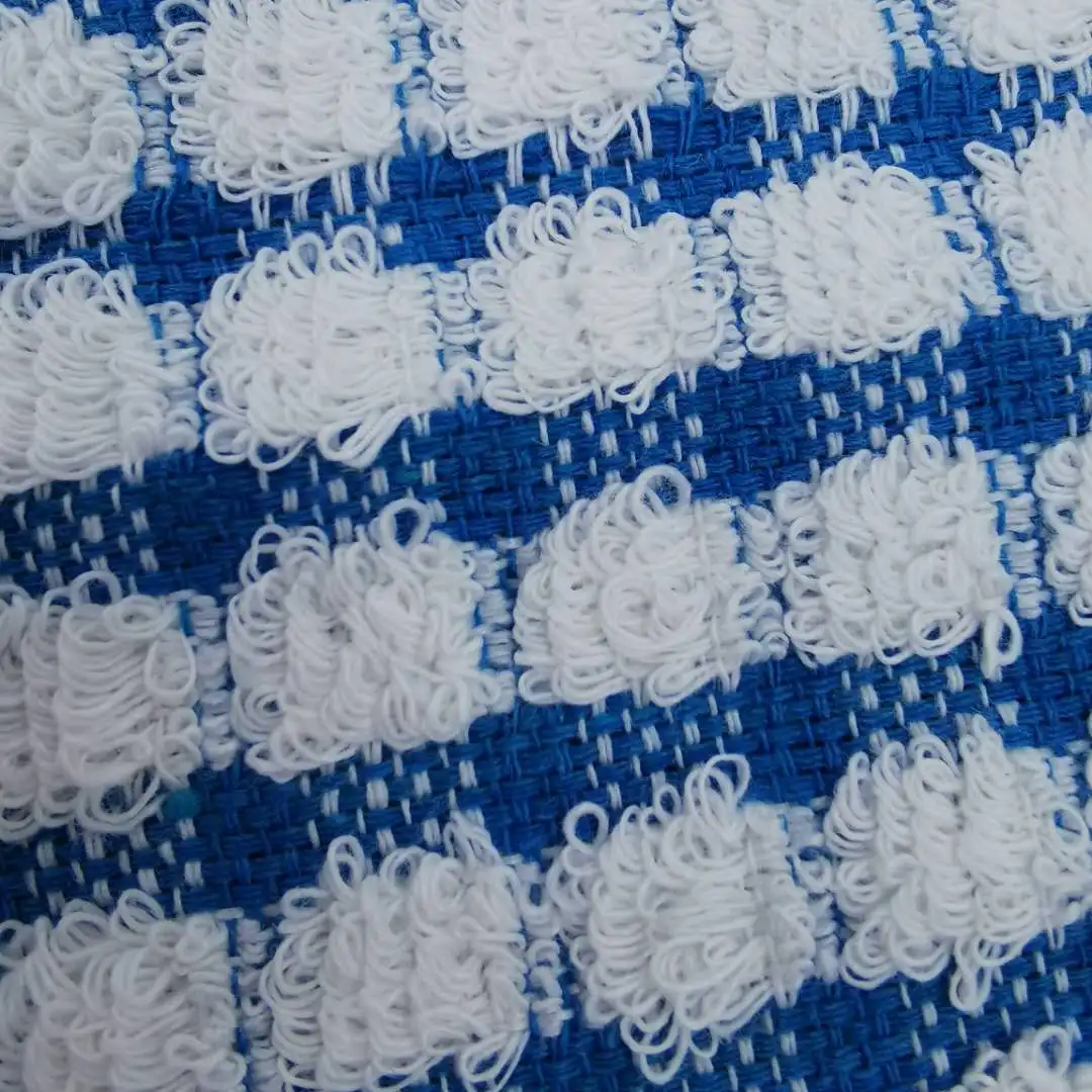 
Blue And White Checkered 100%Cotton Terry Cheap Bulk Kitchen and Tea Towel 