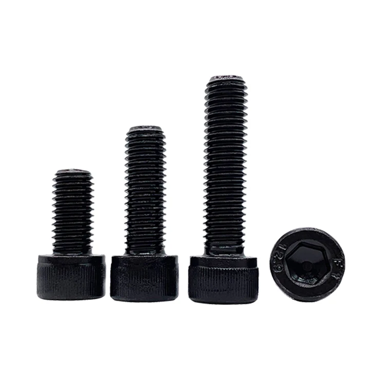 UNC 6#32 8#32 10#24 12.9 Grade Hexagon Socket Head Steel Black Oxide Cup Head Allen Screws