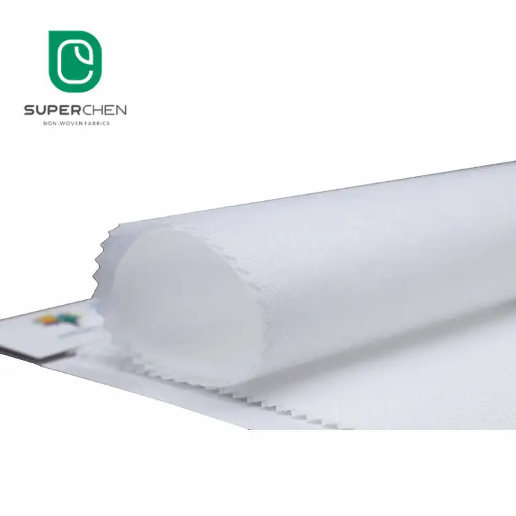 Thickness RPET Spunbond Non Woven Fabric Cloth Roll With Beautiful And Clear Lines