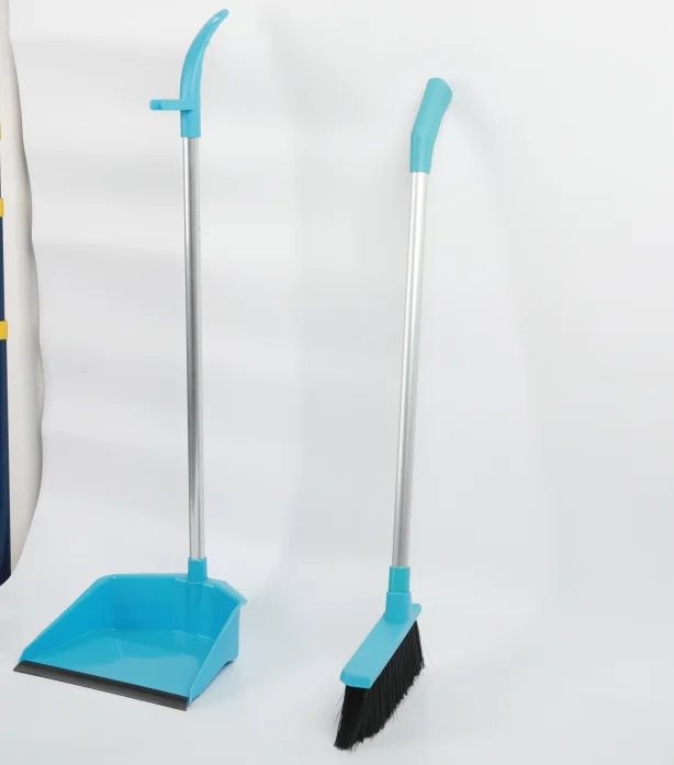 Factory supply easy cleaning plastic broom & dustpan wholesale super broom