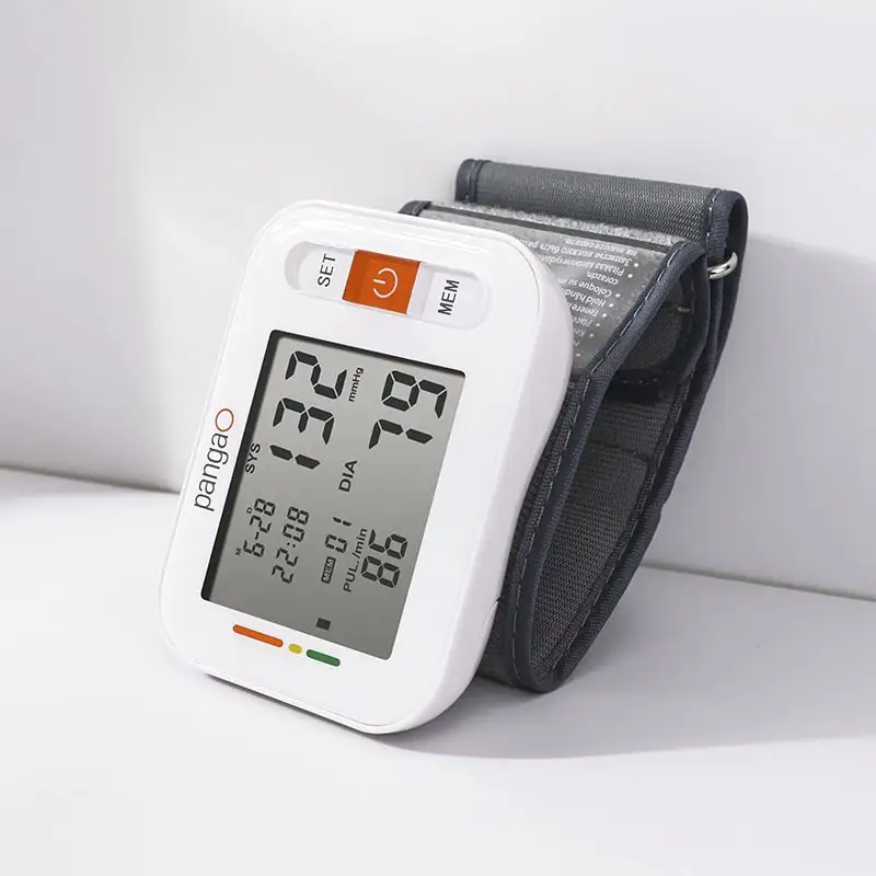 Portable LCD Display Automatic Sphygmomanometer Electronic BP Machine Digital Wrist Blood Pressure Monitor