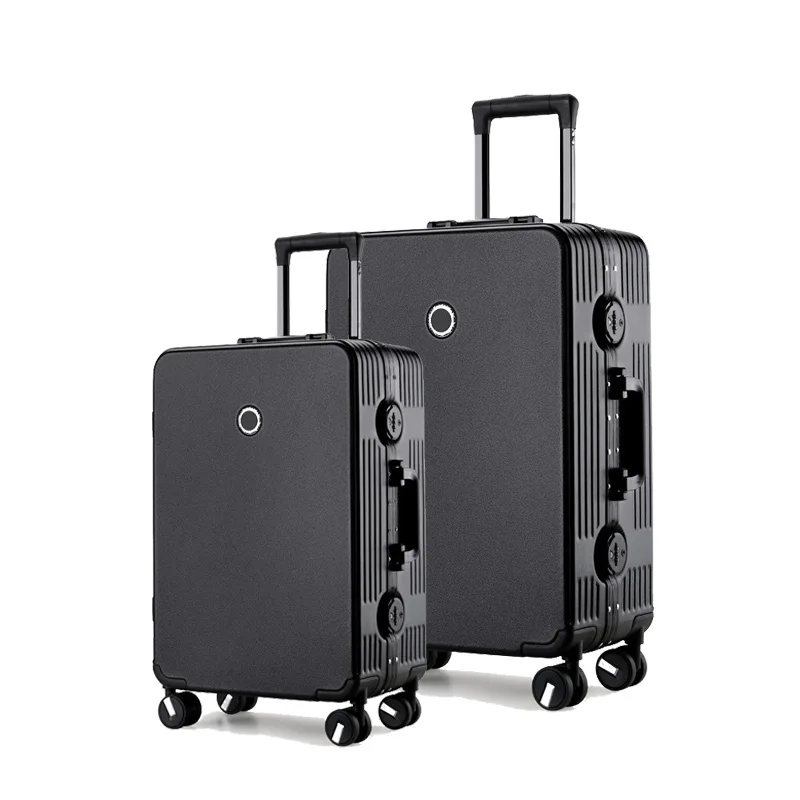 YX16992 New Design Ins Aluminium Luggage Sets Suitcase Trolley Travel Bag on Wheels Suit Case Valigia Wholesale Products Bag Set