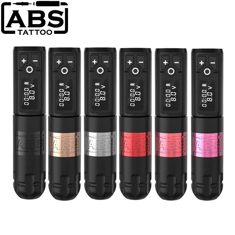 ABS Soldier 2400mAh Digital Battery Electric Rotary Tattoo Pen Gun Professional Wireless Tattoo Machine for Artist Body Art