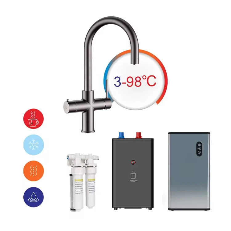 Iwater Under Counter Hexagon Mechanical 2.4L Cheap Water Dispenser Instant Hot Water Dispenser