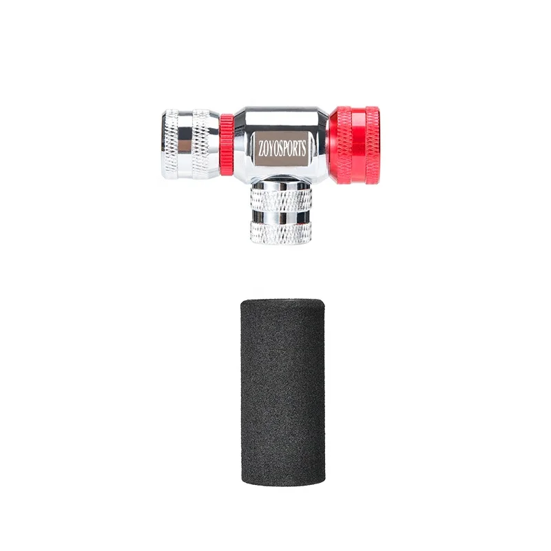 Portable Bicycle CO2 Pump High Pressure CO2 Cartridge Adapter Mount  FV AV Compatible Schrader Presta Valve Bicycle Accessories