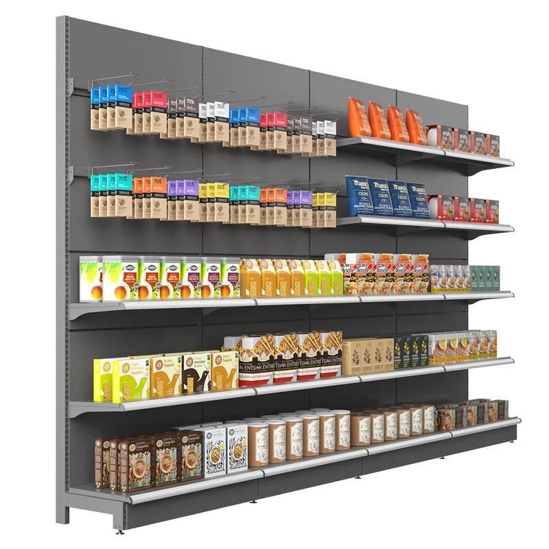 shelving white supermarket shelves for sale grocery items food convenience store grocery equipment