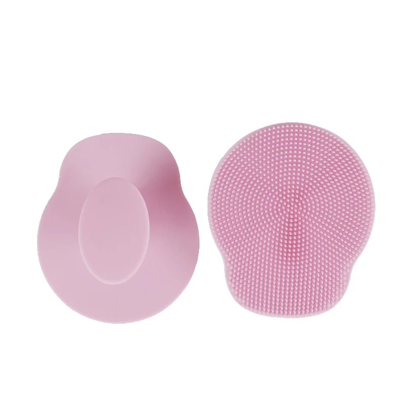 Lohas Pink  Face Wash Brush for Deep Cleaning Skin Care Manual Facial Scrubber Face Exfoliator