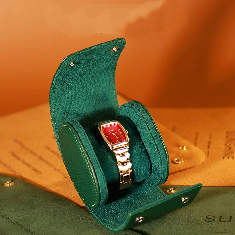 Watch Travel Case Roll Watch Display Storage and Organizer with Removable Watch Accessories & Parts