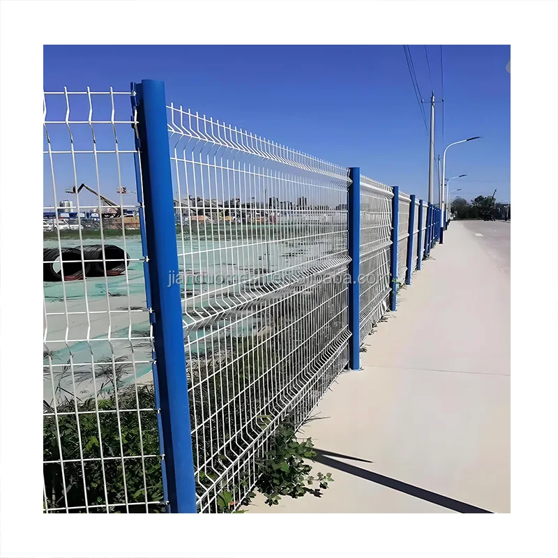 Galvanized PVC Coating Roll Top Triangle Bending BRC Welded Wire Mesh Fence